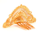 Paisley Motif Jali Work Bridal Crown - BRISHNI