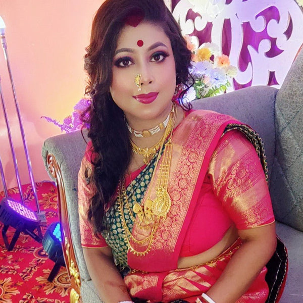 Paisley Motif Lahara Necklace Set - BRISHNI