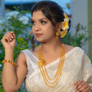 Paisley Motif Lahara Necklace Set - BRISHNI