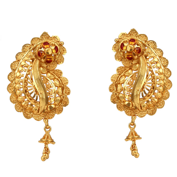 Paisley Motif Lahara Necklace Set - BRISHNI