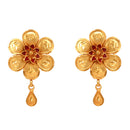 Pragya - Flower Motif Jali Work Choker Set - BRISHNI