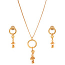 Ring Jhumka Trendy Pendant Set With Chain - BRISHNI