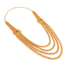 Round Motif Lahara Necklace Set - BRISHNI