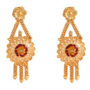 Round Motif Lahara Necklace Set - BRISHNI