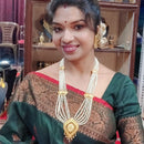 Royal White Beads Set - BRISHNI