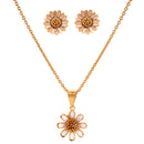 Shweta - Pendant Set With Chain (18 Inch) - BRISHNI