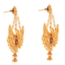 Single Step Minakari Chandbali - BRISHNI