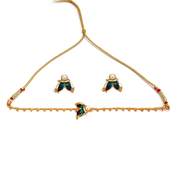 Small Butterfly Choker Set - BRISHNI