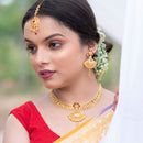 Sondhya - Chatai Necklace Set - BRISHNI