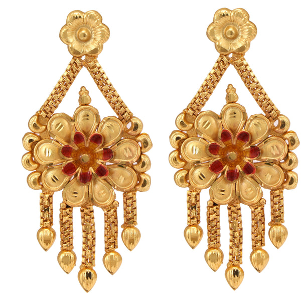 Swarnava- Heavy Bridal Necklace Set - BRISHNI