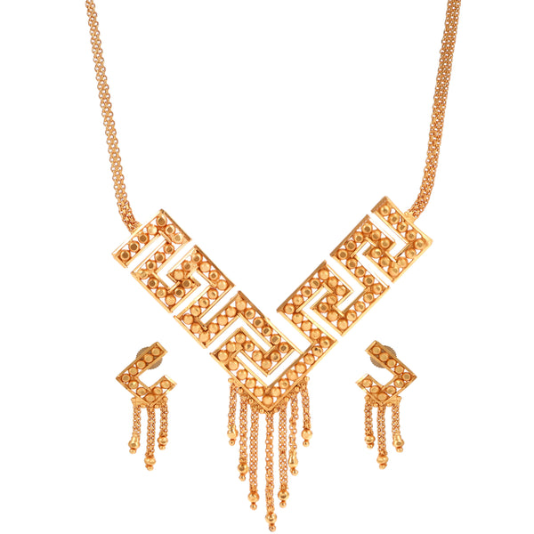 Swastik Necklace Set - BRISHNI