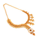 White Mina Patabahar Necklace Set - BRISHNI