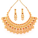 Rajvi - Regal Radiance Heavy Necklace Set