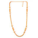 Jaal Kathi Barfi Ball Goar Long Chain - 26 Inch