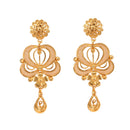 Floral Symphony Heavy Bridal Necklace Set