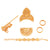 Gopal Thakur Jewellery Combo Set 4 (Size 2-5)