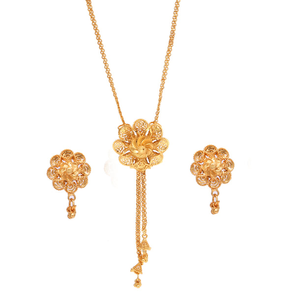 Folding Petal Flower Tie Set (20 Inch )