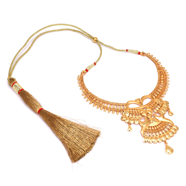 Double Steps Pakha Style Necklace Set