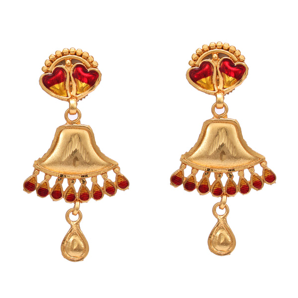 Double Steps Mina Pakha Style Necklace Set