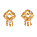 Barfi Cut Beaded Line Heavy Necklace Set