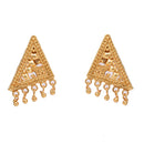 Trikon Drops Long Chatai Necklace Set