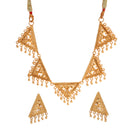 Trikon Drops Small Chatai Necklace Set