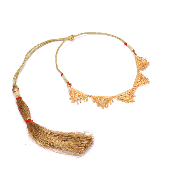 Trikon Drops Small Chatai Necklace Set