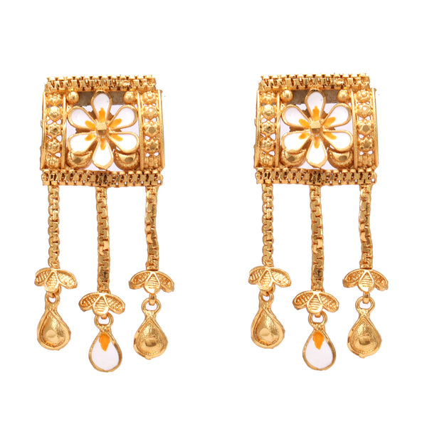 Shiuli Chatai Chain Drop Necklace Set