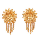 Royal Flower Leaf Ornate Chatai Necklace Set