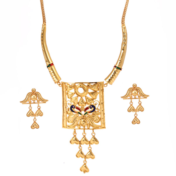 Shikhini - Box Mayur Hansuli Necklace Set
