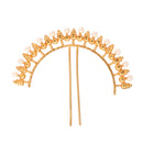 Beaded Half Circle Khopar Kanta