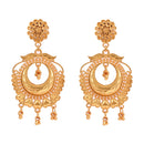 Kriyavi - Crescent Shaped Kanbala Earrings