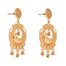 Kriyavi - Crescent Shaped Kanbala Earrings