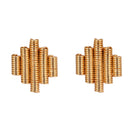 Shelly - Spring Barfi  Beaded Necklace Set