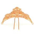 Graceful Gleam Wide Bridal Crown
