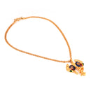 Dual Mayur Locket Set With Chain(16 Inch)