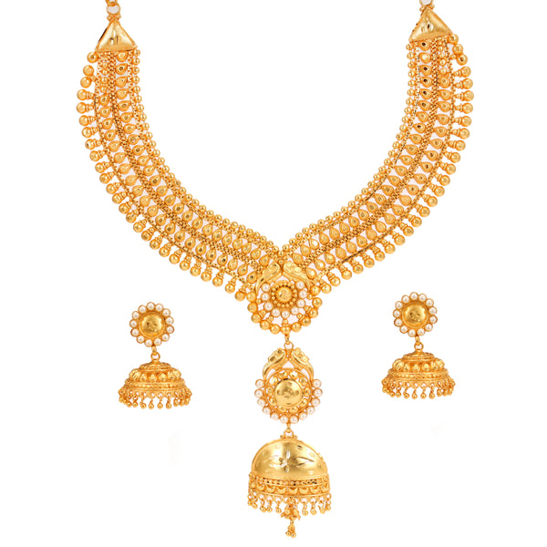 Angika - South Style Necklace Set