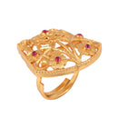Gitanjali Motif Finger Ring