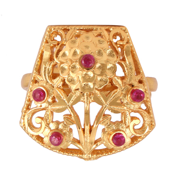 Gitanjali Motif Finger Ring