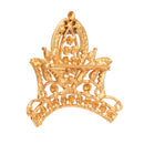 Mukut Design Brooch Saree Pin