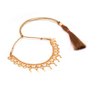 Purobika - Petal Motif Chatai Necklace Set