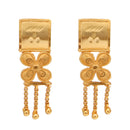 Hanging Flower Rectangular Locket Set