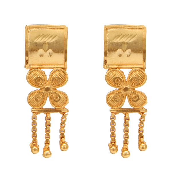 Hanging Flower Rectangular Locket Set