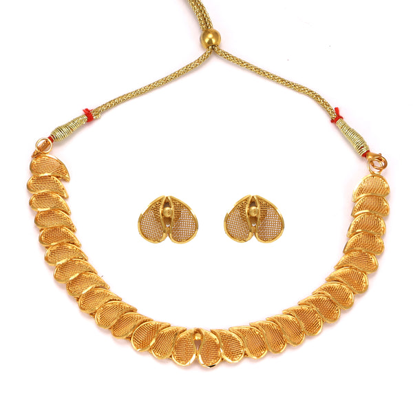 Jaal Petal Chatai Necklace Set