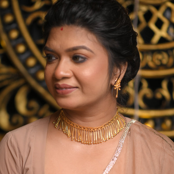 Alolika - Chain Jhalor Band Choker Set