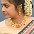 Abhisikta - Heavy Bridal Mina Chatai Necklace Set - BRISHNI