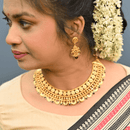 Abhisikta - Heavy Bridal Mina Chatai Necklace Set - BRISHNI