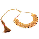 Abhisikta - Heavy Bridal Mina Chatai Necklace Set - BRISHNI