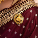 Alpona Brooch Saree Pin - BRISHNI