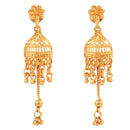 Atrayee - Half Jhumka Locket Slick Necklace Set - BRISHNI
